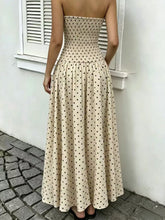 Strapless Polka Dot Ruched Maxi Dress - Sun Imperial product photo 37