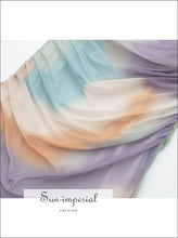 Strapless Tie-Dye Mesh Midi Dress - Sun Imperial product photo 4