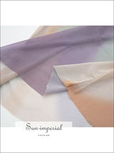 Strapless Tie-Dye Mesh Midi Dress - Sun Imperial product photo 5