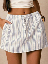 Striped Drawstring Mini Skort - Sun Imperial product photo 13