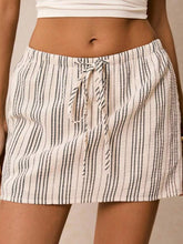 Striped Drawstring Mini Skort - Sun Imperial product photo 3