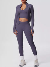 Tank, Zip-Up Jacket and Leggings Three-Piece Set - Sun Imperial product photo 13