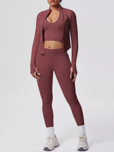 Tank, Zip-Up Jacket and Leggings Three-Piece Set - Sun Imperial product photo 18