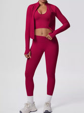 Tank, Zip-Up Jacket and Leggings Three-Piece Set - Sun Imperial product photo 21