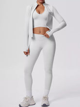 Tank, Zip-Up Jacket and Leggings Three-Piece Set - Sun Imperial product photo 24