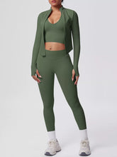 Tank, Zip-Up Jacket and Leggings Three-Piece Set - Sun Imperial product photo 26