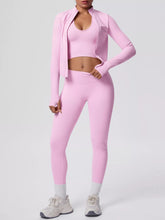 Tank, Zip-Up Jacket and Leggings Three-Piece Set - Sun Imperial product photo 32