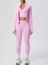 Tank, Zip-Up Jacket and Leggings Three-Piece Set - Sun Imperial product photo 33