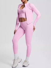 Tank, Zip-Up Jacket and Leggings Three-Piece Set - Sun Imperial product photo 34
