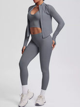 Tank, Zip-Up Jacket and Leggings Three-Piece Set - Sun Imperial product photo 3