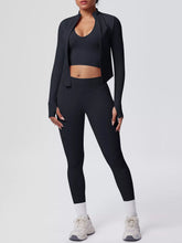 Tank, Zip-Up Jacket and Leggings Three-Piece Set - Sun Imperial product photo 5