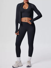 Tank, Zip-Up Jacket and Leggings Three-Piece Set - Sun Imperial product photo 6