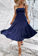 Tie-Shoulder Tiered Midi Dress - Sun Imperial product photo 3