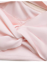 Twisted Back Halter Neck Active Bra - Sun Imperial product photo 6