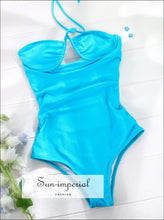 Underwire Halter One-Piece Swimsuit - Sun Imperial product photo 1