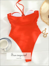 Underwire Halter One-Piece Swimsuit - Sun Imperial product photo 2