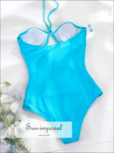 Underwire Halter One-Piece Swimsuit - Sun Imperial product photo 4