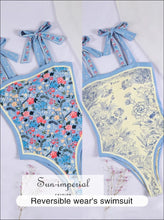Vintage-Style Two-Way One-Piece Swimsuit - Sun Imperial product photo 1