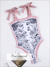 Vintage-Style Two-Way One-Piece Swimsuit - Sun Imperial product photo 4