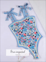 Vintage-Style Two-Way One-Piece Swimsuit - Sun Imperial product photo 5