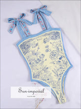 Vintage-Style Two-Way One-Piece Swimsuit - Sun Imperial product photo 7
