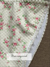 White Floral Triangle Tie-Side Bikini - Sun Imperial product photo 2