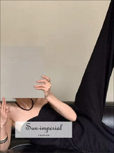 Wide-Leg Drawstring Sweatpants - Sun Imperial product photo 3