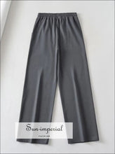Wide-Leg Drawstring Sweatpants - Sun Imperial product photo 5