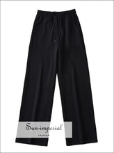 Wide-Leg Drawstring Sweatpants - Sun Imperial product photo 7