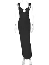 Backless Slit Cutout Maxi Dress - Sun Imperial (photo 4)