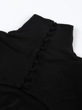 Backless Turtleneck Bodycon Maxi Dress - Sun Imperial (photo 10)