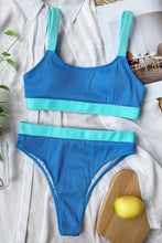 Women's Color Block Scoop Neck Bikini Set - Sun Imperial (photo 10)