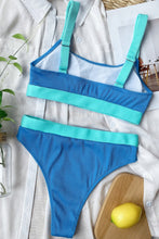 Women's Color Block Scoop Neck Bikini Set - Sun Imperial (photo 11)