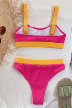Women's Color Block Scoop Neck Bikini Set - Sun Imperial (photo 3)