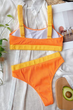 Women's Color Block Scoop Neck Bikini Set - Sun Imperial (photo 5)