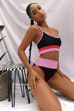 Women's Color Block Spaghetti Strap Two-Piece Swim Set - Sun Imperial product photo 2