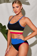Women's Color Block Spaghetti Strap Two-Piece Swim Set - Sun Imperial product photo 5