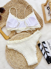 Women's Frill Textured Spaghetti Strap Two-Piece Swim Set - Sun Imperial product photo 2