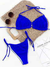 Women's Frill Trim Halter Neck Bikini Set - Sun Imperial product photo 15