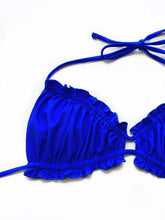 Women's Frill Trim Halter Neck Bikini Set - Sun Imperial product photo 16