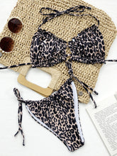 Women's Frill Trim Halter Neck Bikini Set - Sun Imperial (photo 3)