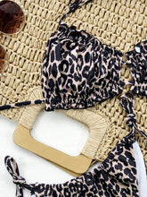 Women's Frill Trim Halter Neck Bikini Set - Sun Imperial (photo 4)