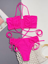 Women's Halter Neck Drawstring Detail Bikini Set - Sun Imperial product photo 2