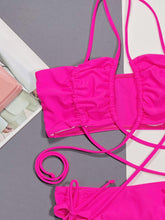 Women's Halter Neck Drawstring Detail Bikini Set - Sun Imperial product photo 4