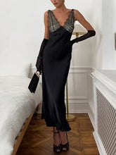 Lace Trimmed Adjustable Strap Midi Dress - Sun Imperial (photo 6)