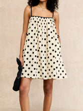 Polka Dot Spaghetti Strap Mini Dress - Sun Imperial (photo 1)