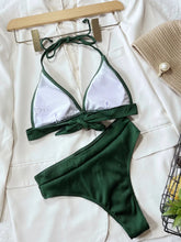Women's Tied Halter Neck Bikini Set - Sun Imperial product photo 9