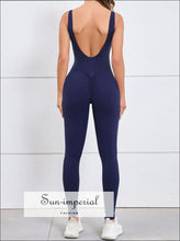 Women's Backless One-Piece Yoga Jumpsuit - Sun Imperial product photo 11