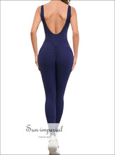 Women's Backless One-Piece Yoga Jumpsuit - Sun Imperial product photo 5