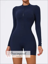 Women's Backless Yoga Shorts Jumpsuit - Sun Imperial product photo 26